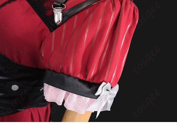 衣袖の装飾の詳細、シオリ・ノヴェラ探偵コスプレ衣装