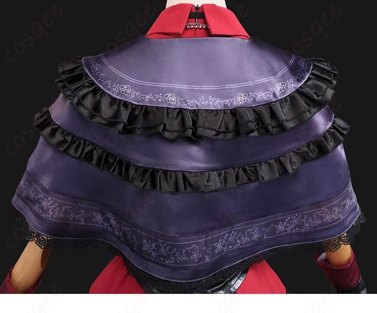 披肩背面装飾の詳細、シオリ・ノヴェラ探偵衣装