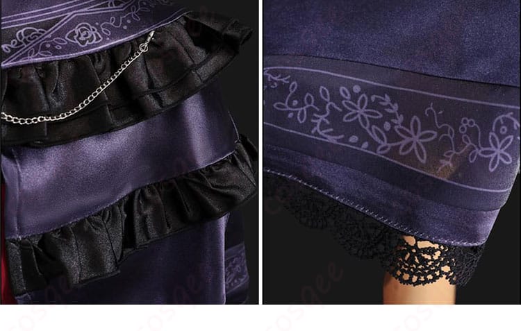 披肩装飾の詳細、シオリ・ノヴェラ探偵衣装