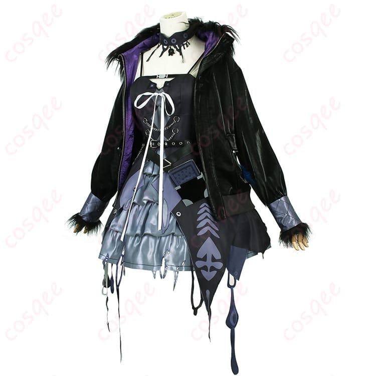 ホロライブのシオリ・ノヴェラ初期衣装コスプレ 上品クラシカルで写真映えする丁寧仕立て - 2枚目の画像