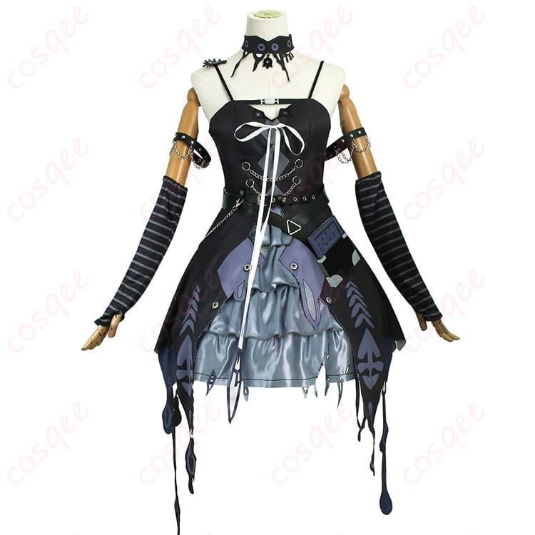 ホロライブのシオリ・ノヴェラ初期衣装コスプレ 上品クラシカルで写真映えする丁寧仕立て - 4枚目の画像