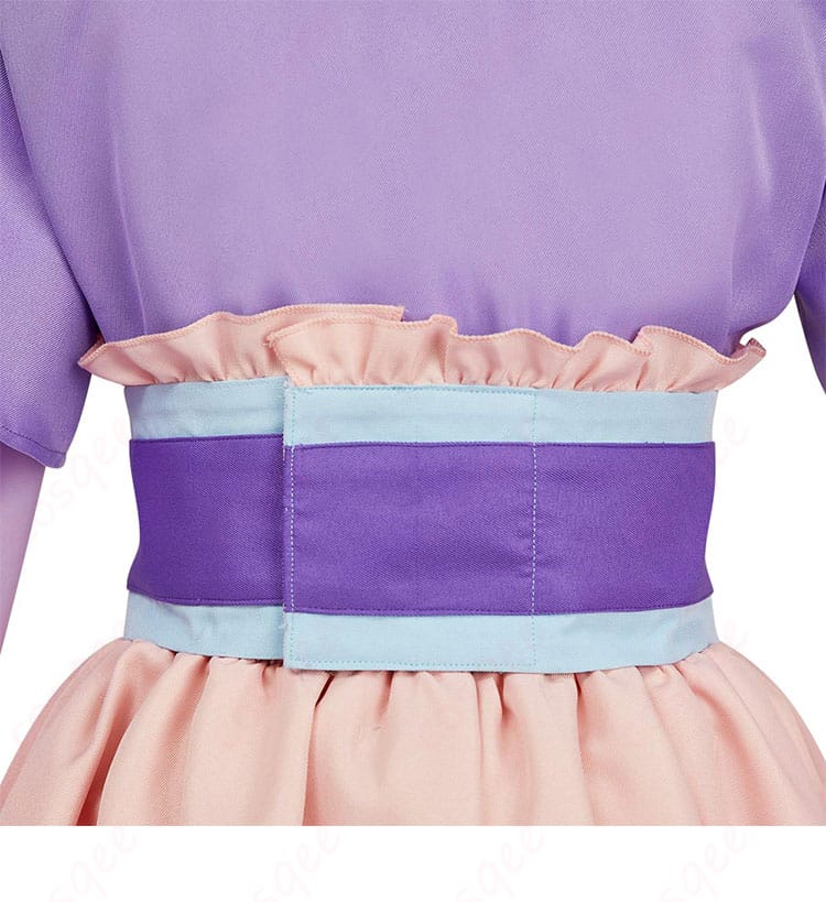 薬屋のひとりごと 猫猫(マオマオ) コスプレ衣装 腰部と背面のディテール。衣装のフィット感とデザインをアップでチェック!