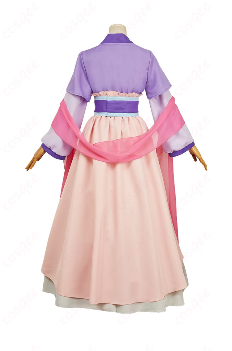 薬屋のひとりごと 猫猫(マオマオ) コスプレ衣装 背面画像。背面デザインや仕上げの品質がしっかりと確認できます。