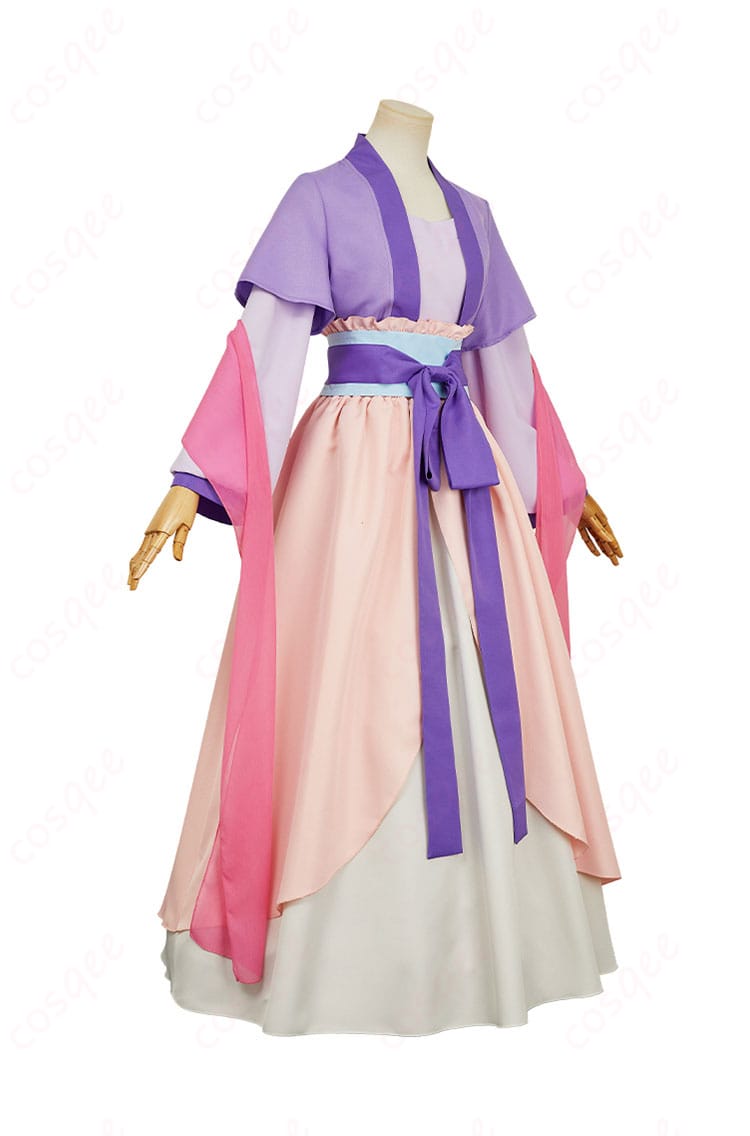 薬屋のひとりごと 猫猫(マオマオ) コスプレ衣装 右側画像。衣装の全体的な形状と細部のディテールが確認できます。