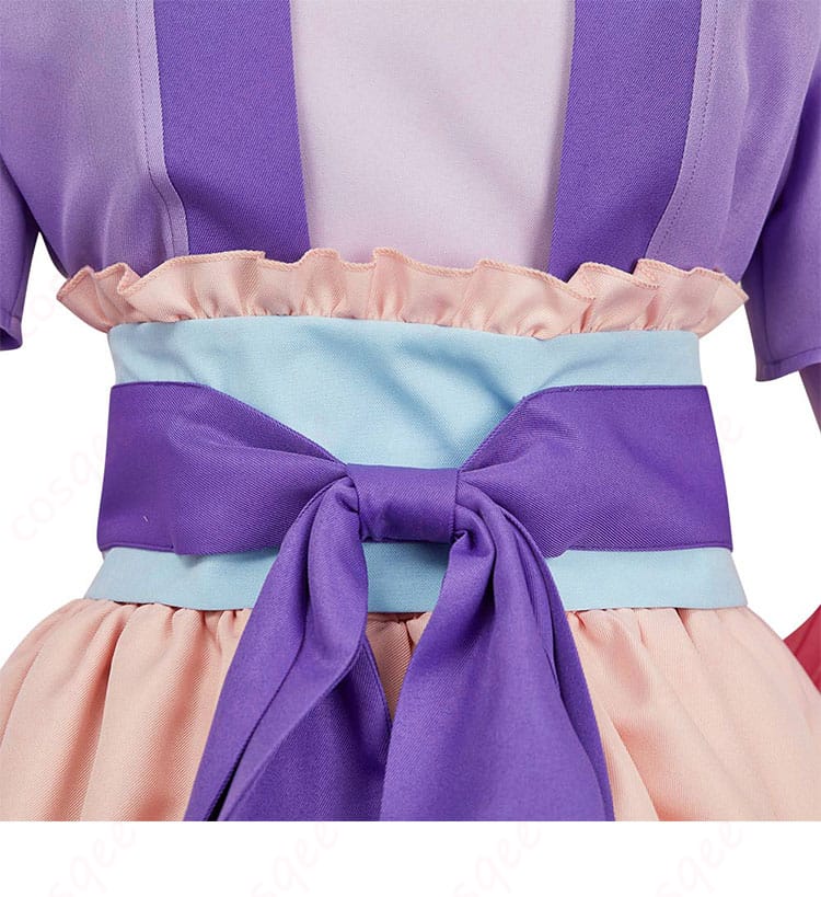 薬屋のひとりごと 猫猫(マオマオ) コスプレ衣装 腰封装飾の詳細。コスプレ衣装の特徴的な部分を強調!