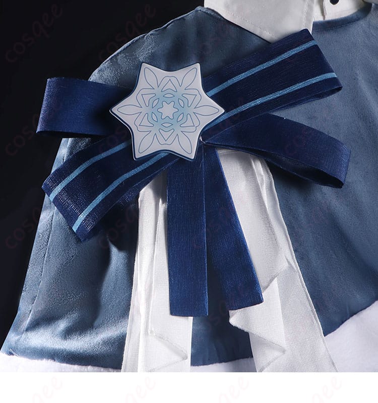 SNOW MIKU 2025 鏡音レン コスプレ衣装 胸元装飾 - 美しい刺繍とアクセサリー