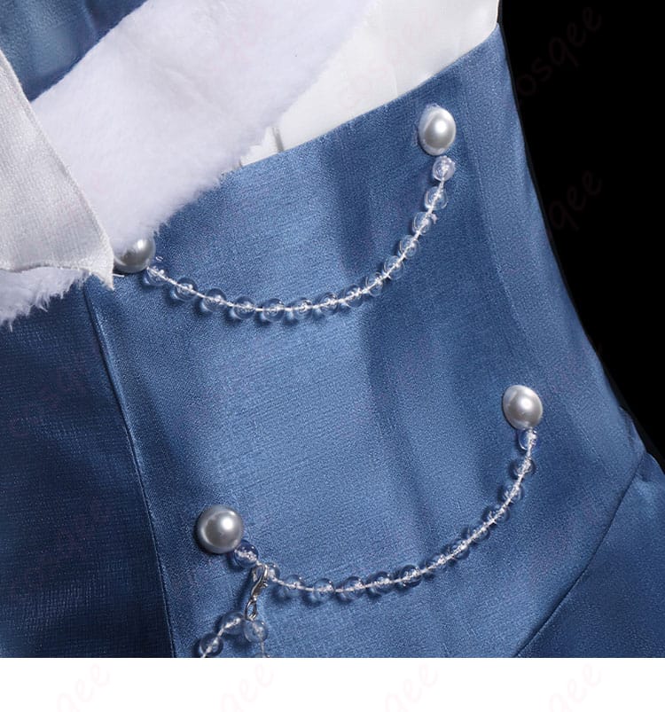 SNOW MIKU 2025 鏡音レン コスプレ衣装 腰部ディテール - 高品質な装飾チェーン