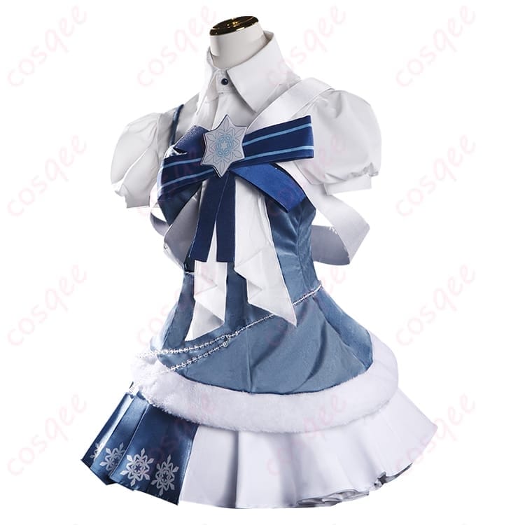 SNOW MIKU 2025 鏡音リン コスプレ衣装 冬色ポップな装いで撮影もイベントも可愛く - 2枚目の画像