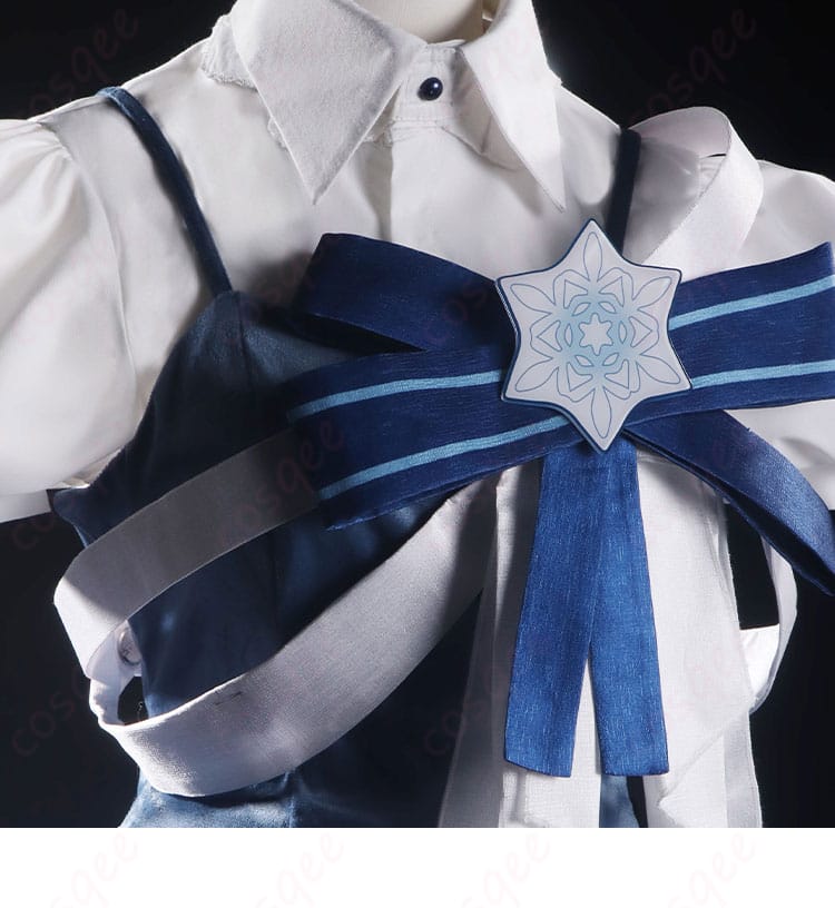 服装の上着装飾詳細、SNOW MIKU 2025 鏡音リン コスプレ衣装の上着部分のディテール