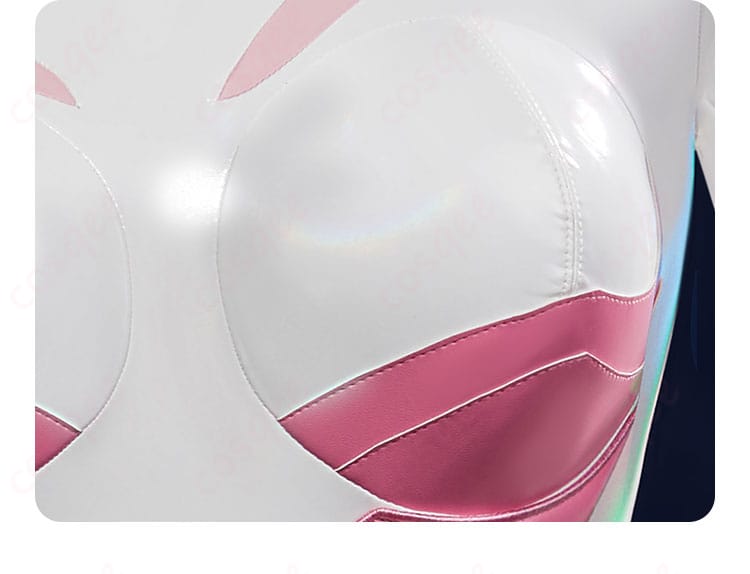 胸元の装飾ディテール|ラクス・クライン パイロットスーツ コスプレ衣装