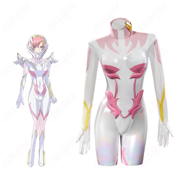 ラクス・クラインのパイロットスーツコスプレ衣装とキャラクターのコラボ写真|機動戦士ガンダムSEED FREEDOM