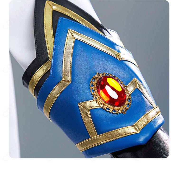 バリアジャケットの袖口装飾の詳細。精緻な縫製と装飾が目立ちます。