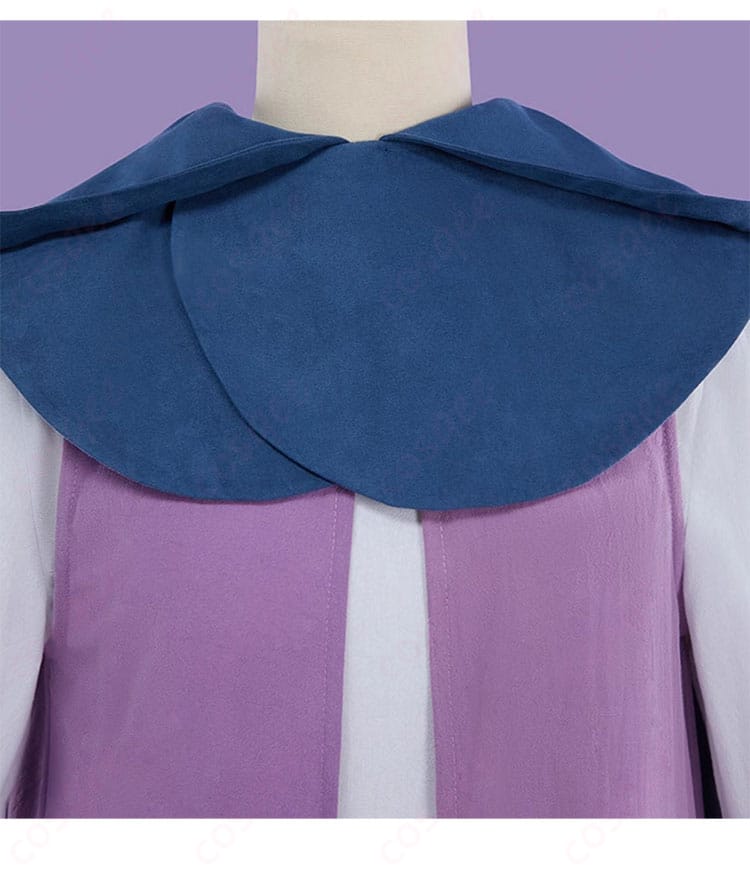 ゼルダ姫 コスプレ衣装 服の襟装飾ディテール – 繊細な刺繍と豪華な装飾が際立つゼルダ姫衣装の襟部分