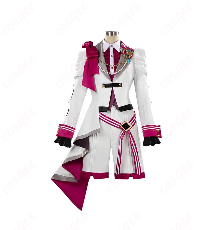 商品正面画像 - 高忠実に再現された「スノーホワイト衣装」の正面ビュー。