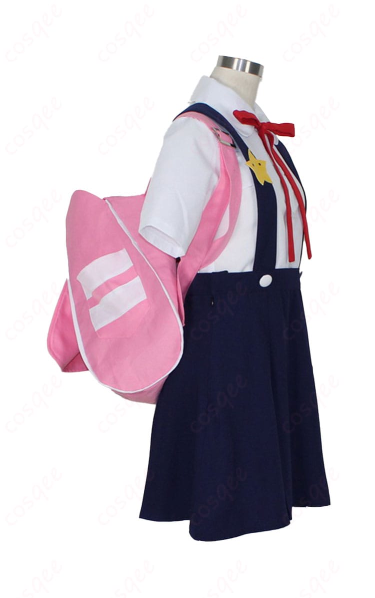 商品右側画像 - 八九寺真宵コスプレ衣装、右側から見たデザインの美しさを強調。