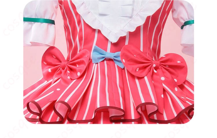 腰間装飾の詳細画像 – コスプレ衣装の腰部分の装飾。デザイン性が高く、全体のバランスを整えています。