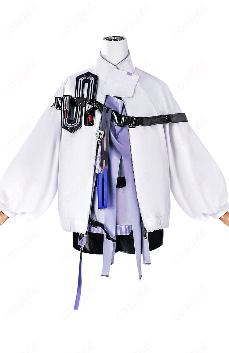 アークナイツ コントレール コスプレ衣装 商品正面の詳細画像。高忠実度で作られた衣装、完璧な再現をお楽しみください。