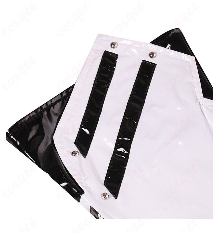 綾波レイ コスプレ衣装の靴の装飾詳細画像。衣装と完璧にマッチしたデザイン。