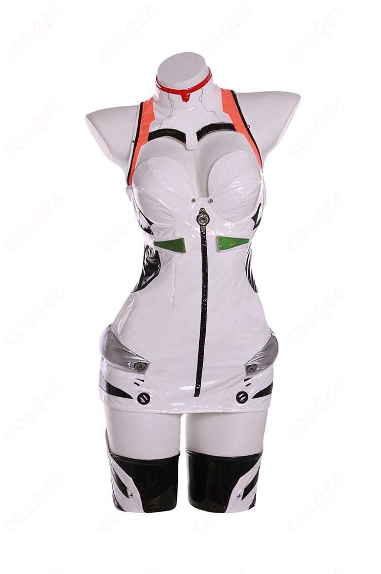 綾波レイ コスプレ衣装の正面画像。ディテールにこだわった衣装をお見逃しなく。