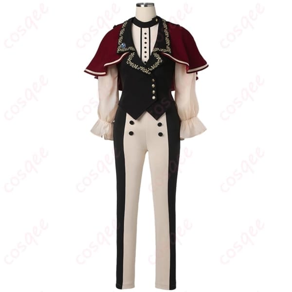 BanG Dream! 八幡海鈴 Ave Mujica 風コスプレ衣装 ダークで上品な存在感を軽やかに纏う