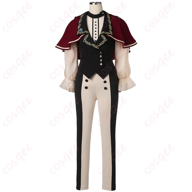 BanG Dream! 八幡海鈴 Ave Mujica 風コスプレ衣装 ダークで上品な存在感を軽やかに纏う - 1枚目の画像