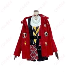 ツイステのリドル・ローズハートに映える英国風コスプレ衣装｜赤黒が際立つ上品セット - 1枚目の画像（サムネイル）