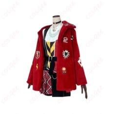 ツイステのリドル・ローズハートに映える英国風コスプレ衣装｜赤黒が際立つ上品セット - 2枚目の画像（サムネイル）