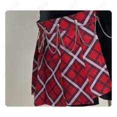 ツイステのリドル・ローズハートに映える英国風コスプレ衣装｜赤黒が際立つ上品セット - 6枚目の画像（サムネイル）