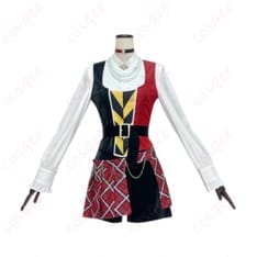 ツイステのリドル・ローズハートに映える英国風コスプレ衣装｜赤黒が際立つ上品セット - 4枚目の画像（サムネイル）