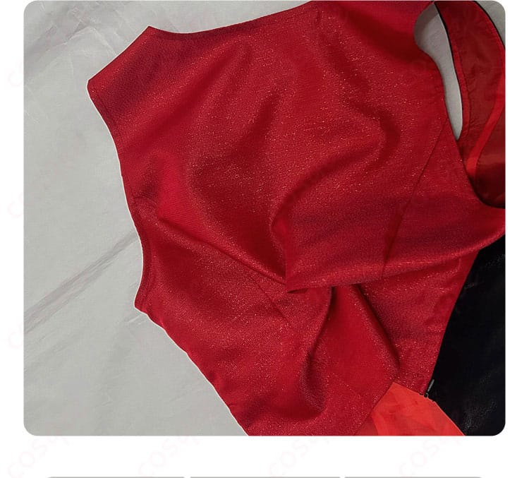 服装のベスト装飾細部の画像 – ベスト部分の詳細装飾