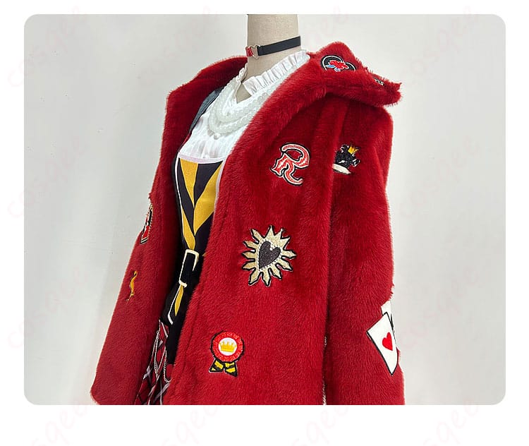 服装襟の装飾細部の画像 – リドル・ローズハート衣装の襟の装飾ディテール