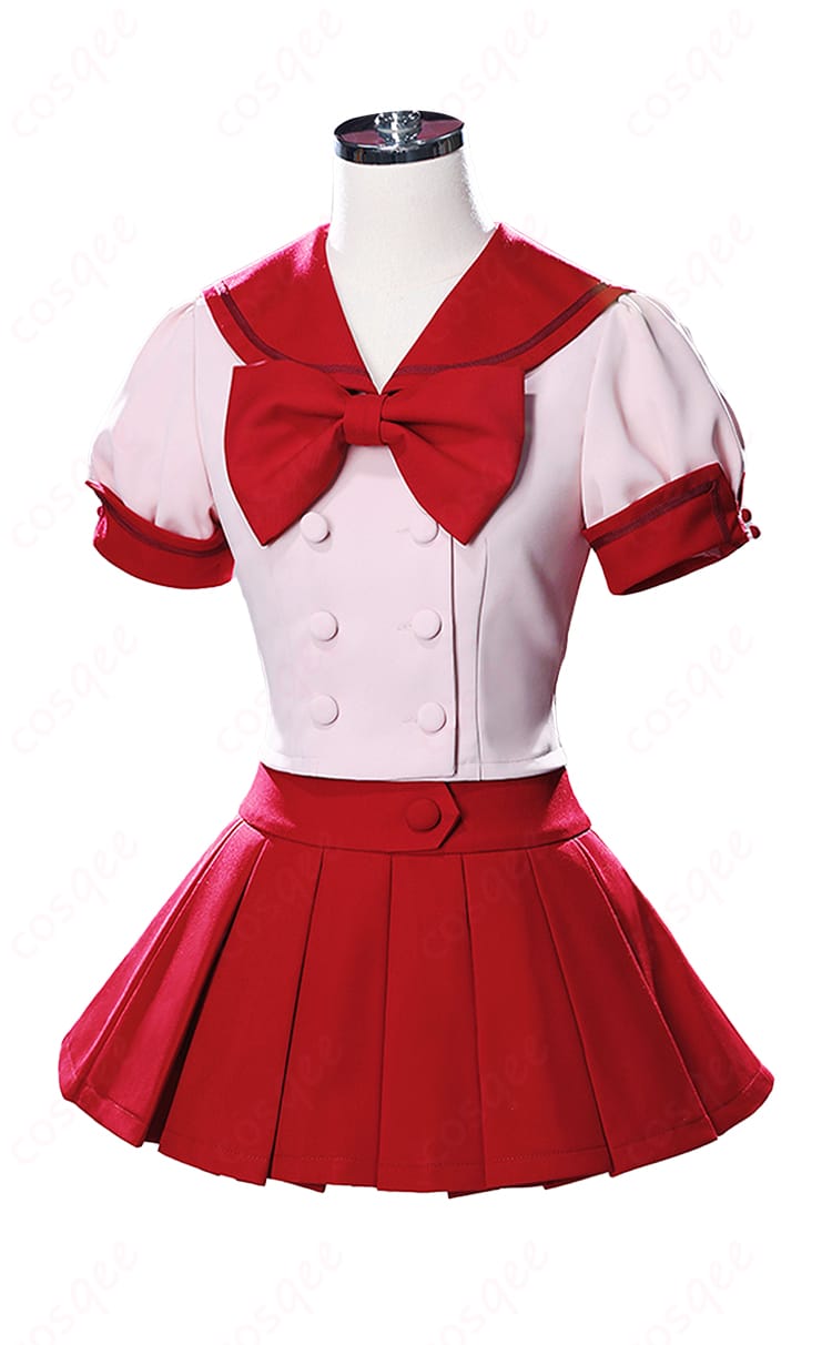 商品側面画像 - コスプレ衣装の側面図。ショートスカートやトップスのデザインを詳細にご覧いただけます。