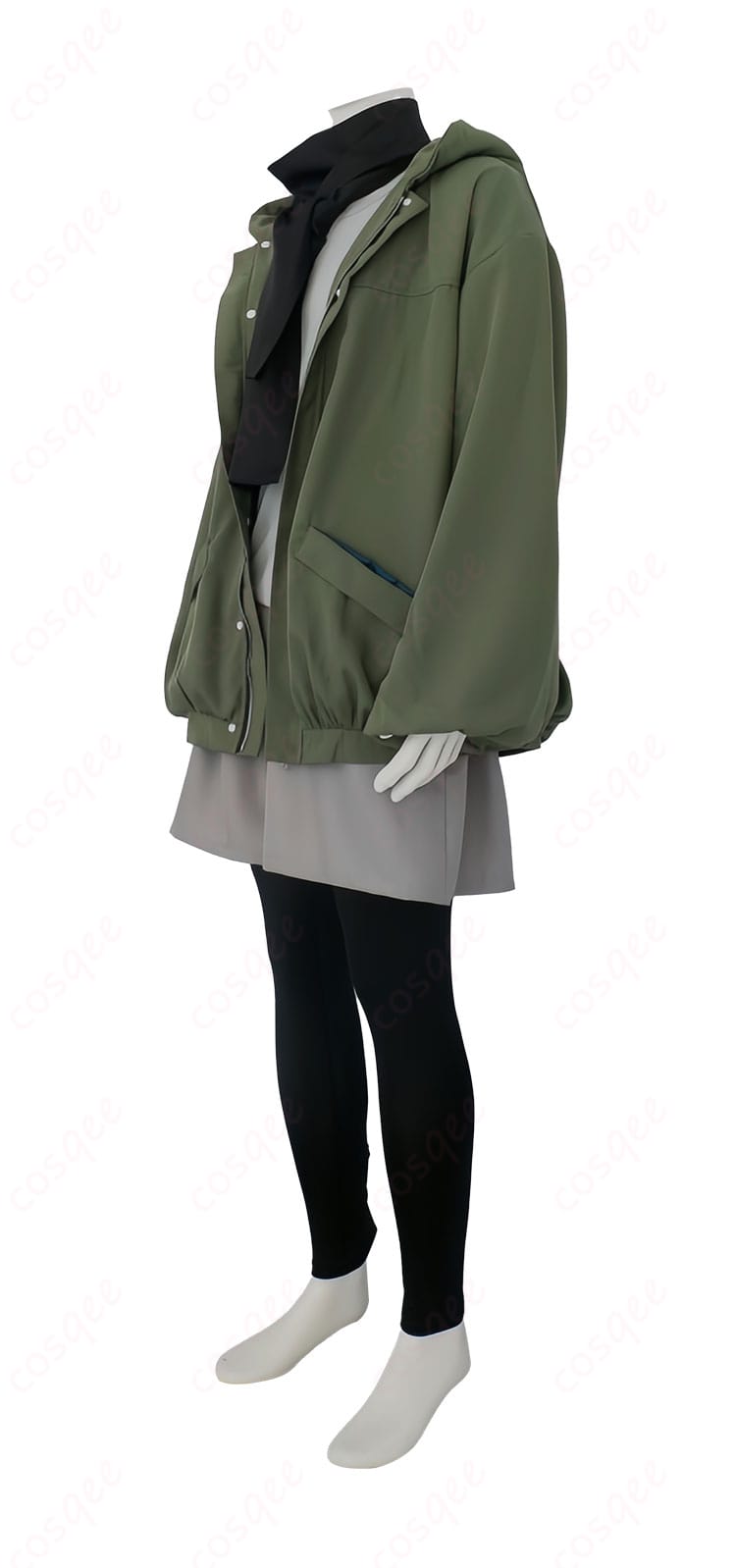 小鈎ハレ キャンプ衣装 コスプレ衣装 側面から見た詳細