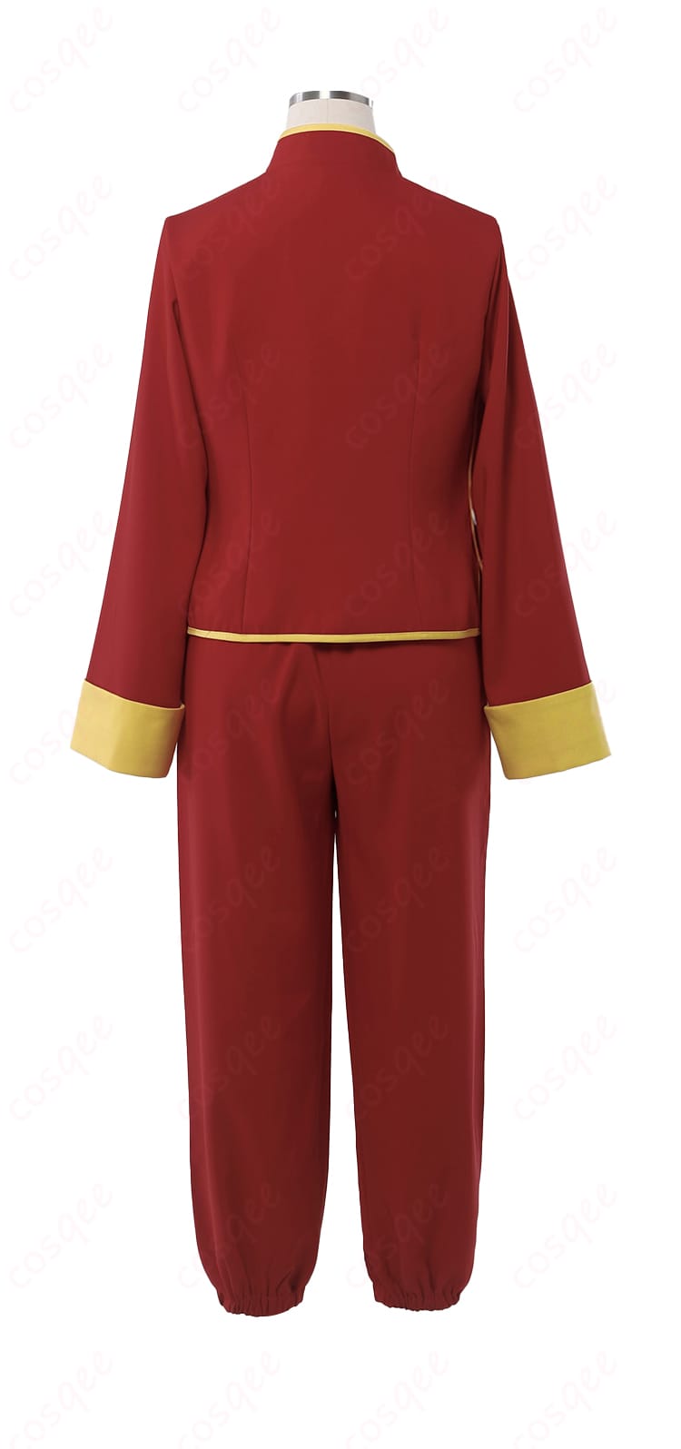 商品背面の画像。銀魂 神楽 チャイナ服 コスプレ衣装の背面デザインと特徴を詳しくご覧いただけます。