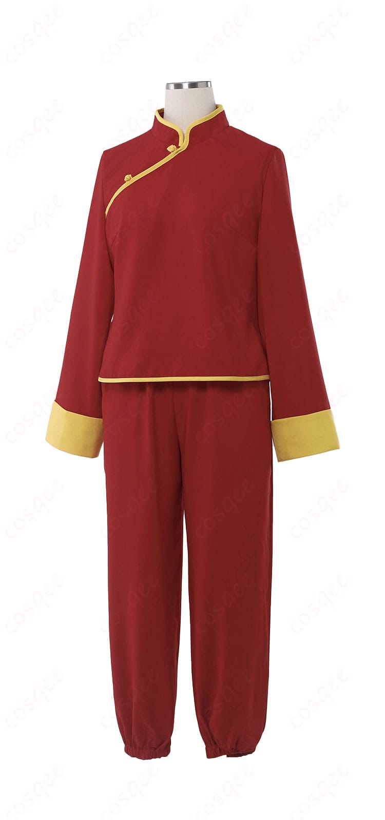 商品正面の画像。銀魂 神楽 チャイナ服 コスプレ衣装のデザインとディテールをしっかり確認できます。