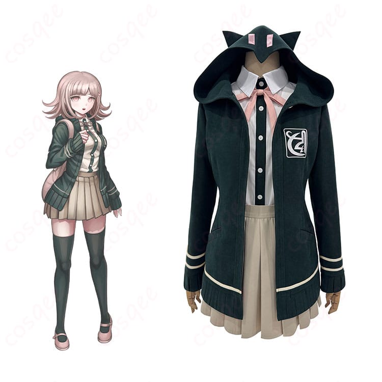 ダンガンロンパ2 七海千秋 コスプレ衣装 猫耳パーカー 着用イメージ キャラ再現度高くイベント映え