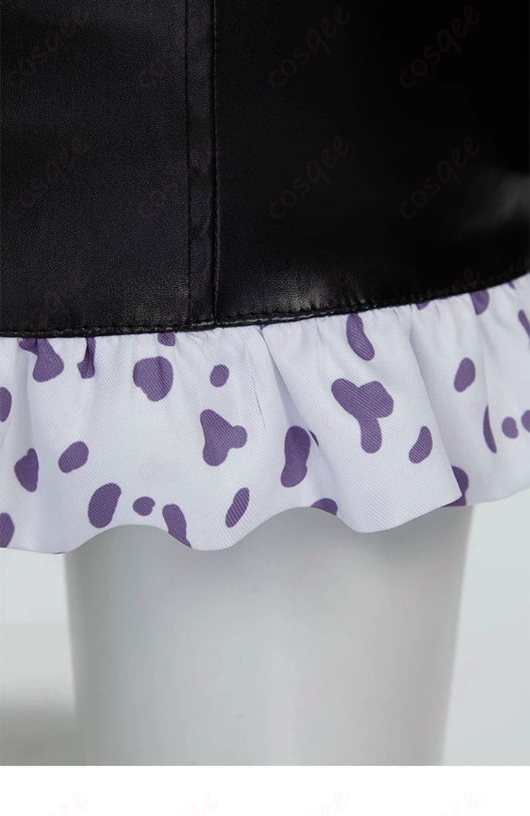 ワンピース ニコ・ロビン コスプレ衣装 ウォーターセブン編 スカート裾装飾クローズアップ 動きに映えるデザイン