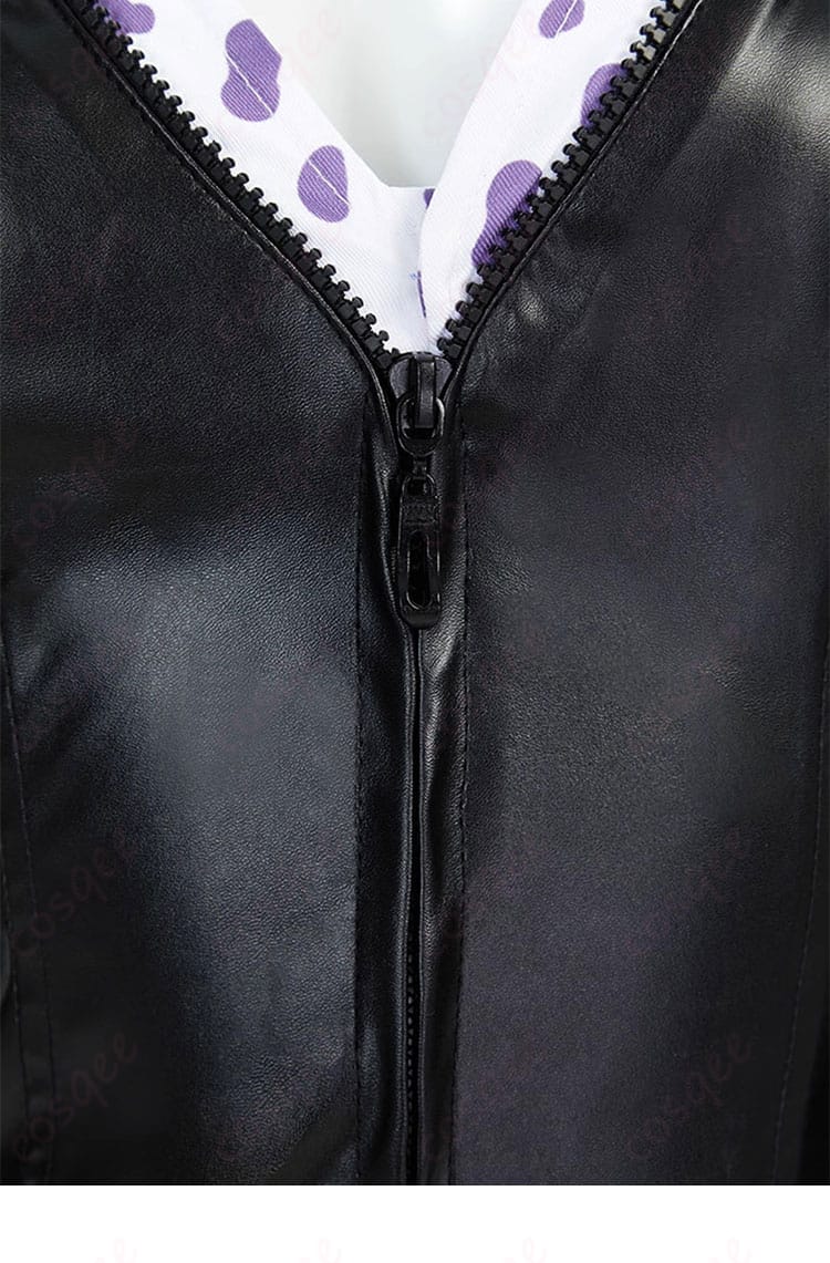 ワンピース ニコ・ロビン コスプレ衣装 ウォーターセブン編 フロントチェーン細部 アクセ映えポイント