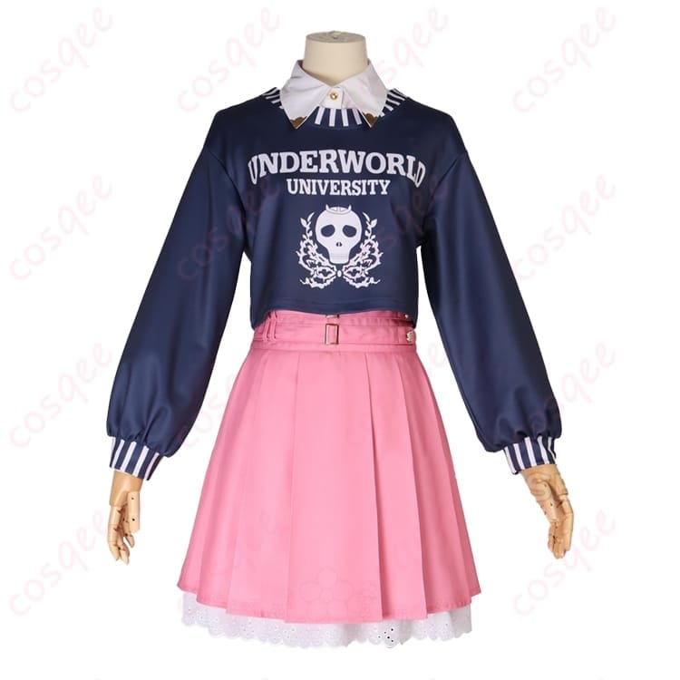 ホロライブEN 森カリオペ風コスプレ衣装 ブラックピンク配色で写真映えする着こなし - 1枚目の画像