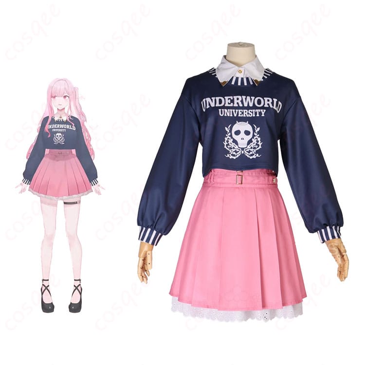 ホロライブ森カリオペ コスプレ衣装×キャラクター着用イメージ カワイイ衣装忠実再現|コスプレ通販COSCLT