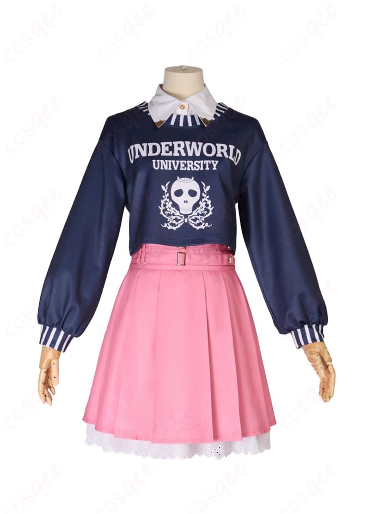 森カリオペ コスプレ衣装 正面全身写真 ホロライブ公式風ディテール確認