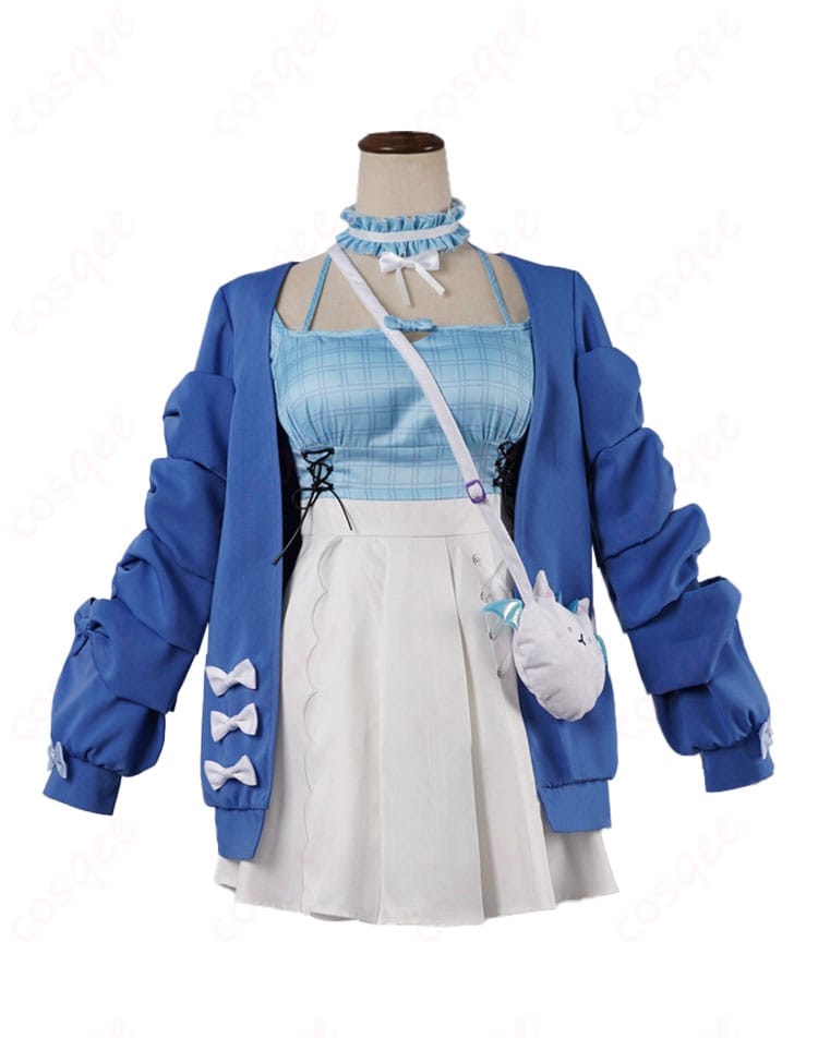 hololive ホロライブ フワワ カジュアルコスプレ衣装 正面フルショット シルエット確認に最適