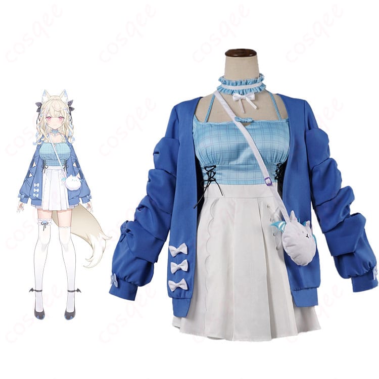 ホロライブ フワワ・アビスガード カジュアルコスプレ衣装と原作キャラ比較ショット 忠実再現をチェック