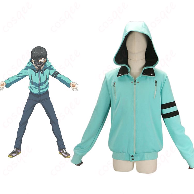 東京喰種 金木研 コスプレ衣装 私服コート&眼帯 着用イメージ|コスプレ通販 COSCLT