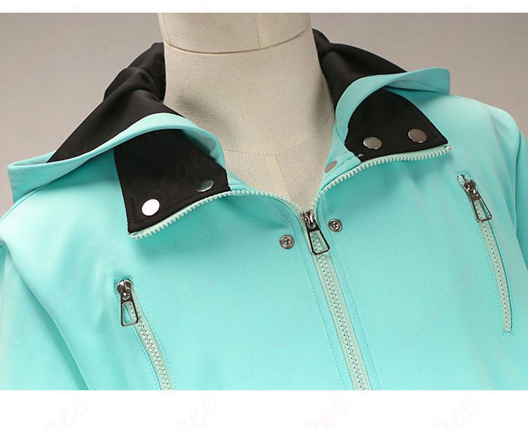 コスプレ衣装 襟元ディテール|東京喰種 私服コートのステッチ