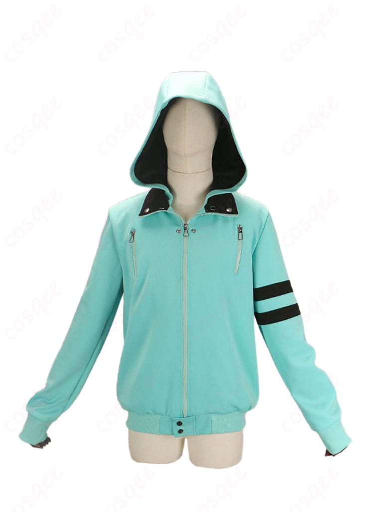 金木研 私服コート コスプレ衣装 正面フルショット|シルエット確認に最適