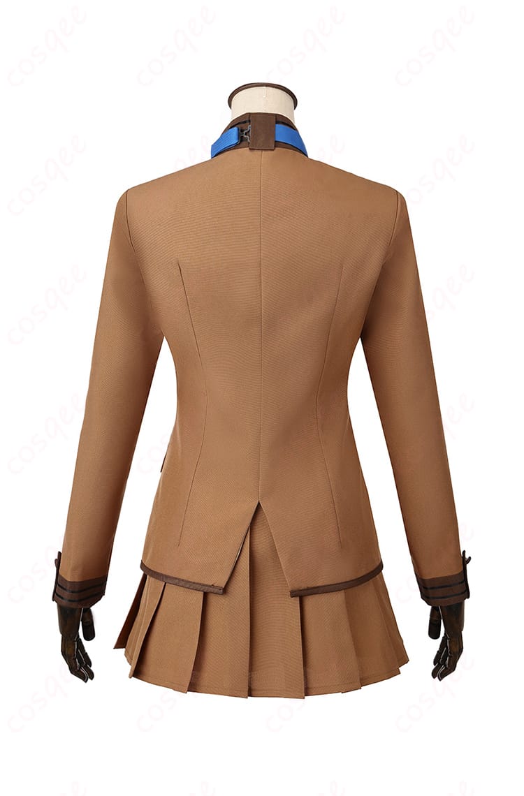 FGO 岸波白野 制服 コスプレ衣装 背面デザイン|プリーツと刺繍を忠実再現