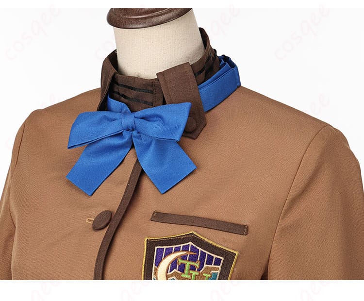 FGO 岸波白野 制服 コスプレ衣装 えり元リボン装飾ディテール|可愛さアップ