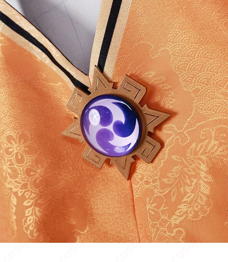 原神イアンサ コスプレ衣装 背面装飾クローズアップ 高級感あふれる造形