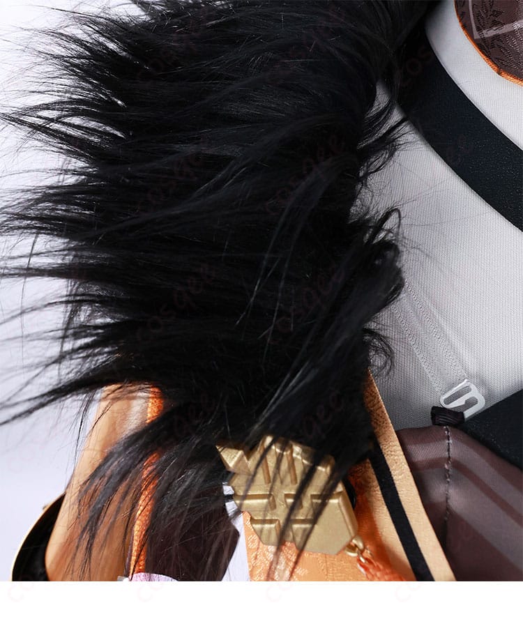 原神イアンサ コスプレ衣装 衿元デザイン拡大 華やかパイピングがポイント